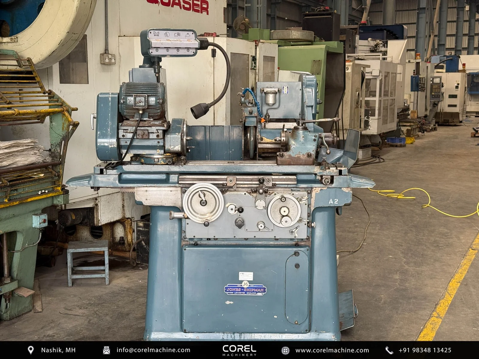 JONES SHIPMAN 1311 CYLINDRICAL GRINDER (ID+OD)