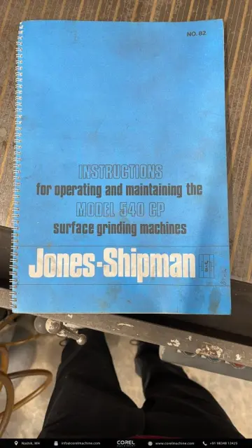 Used JONES SHIPMAN 540CP SURFACE GRINDER — photo 5