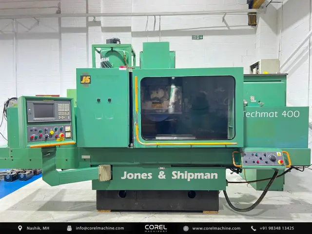 Used JONES & SHIPMAN TECHMAT 400 CNC CREEP FEED GRINDER WITH FANUC CNC CONTROL — photo 1