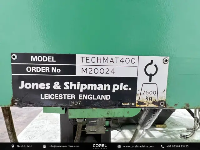 Used JONES & SHIPMAN TECHMAT 400 CNC CREEP FEED GRINDER WITH FANUC CNC CONTROL — photo 23