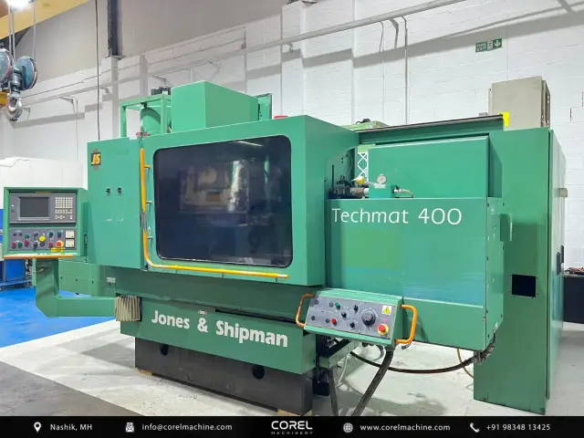 Used JONES & SHIPMAN TECHMAT 400 CNC CREEP FEED GRINDER WITH FANUC CNC CONTROL — photo 3