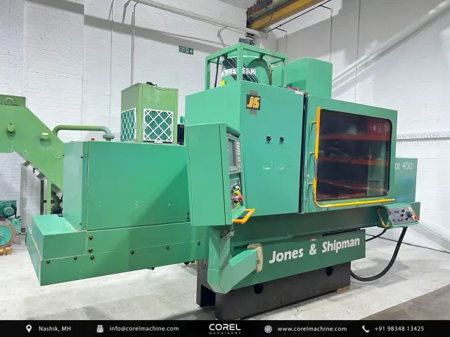 Used JONES & SHIPMAN TECHMAT 400 CNC CREEP FEED GRINDER WITH FANUC CNC CONTROL — photo 4
