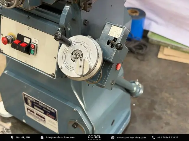 Used JONES & SHIPMAN 540P Surface Grinders Horizontal Reciprocating for sale - side profile and base