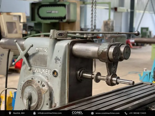 Used KEARNEY & TRECKER MILLWAUKEE HORIZONTAL MILLING MACHINE — photo 3
