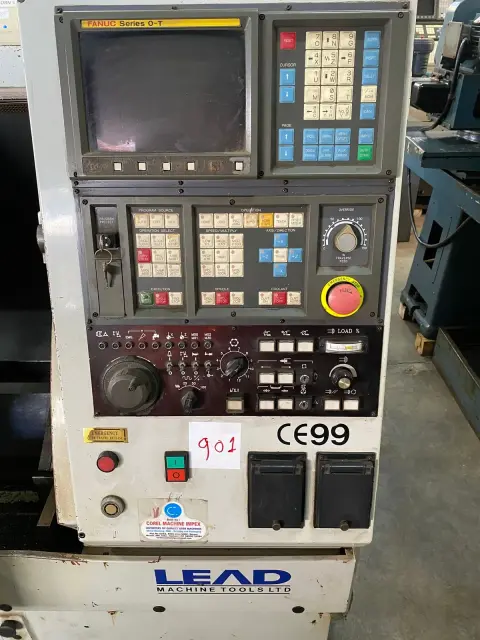 Used LEADWELL CT 200 CNC TURNING CENTER WITH BARFEED — photo 2