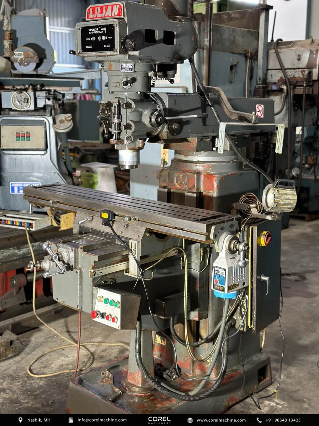 LILIAN HVH M1TR TURRET MILLING MACHINE