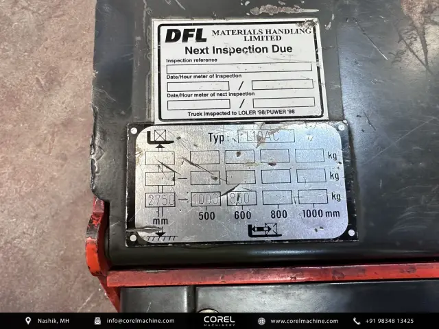 Used Linde L10 AC Battery Operated Walk-Behind High Reach Truck — photo 11
