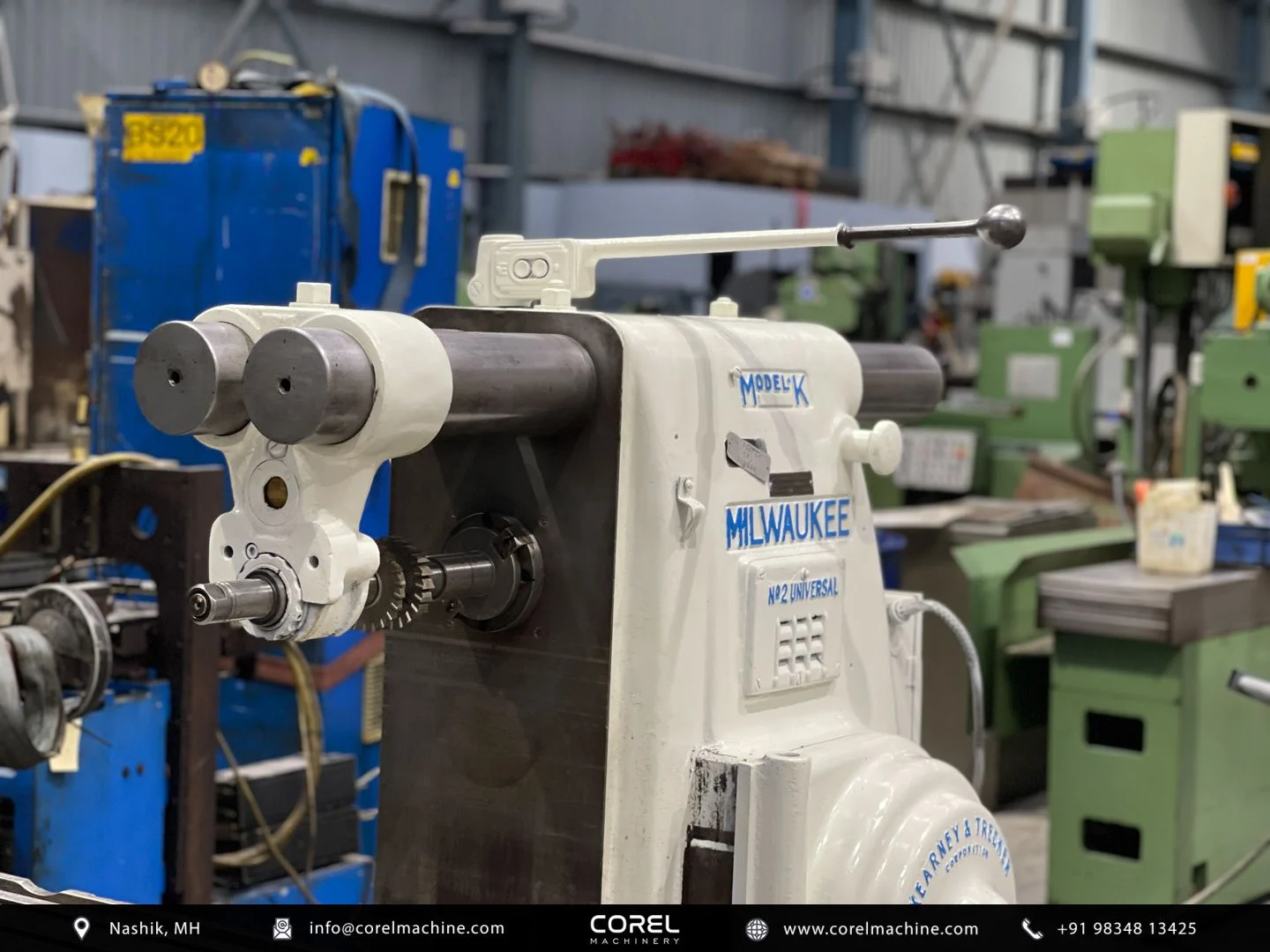 MILWAUKEE NO 2 HORIZONTAL MILLING MACHINE