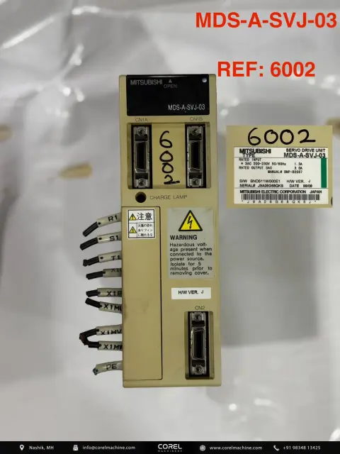 Used MITSUBISHI MDS-A-SVJ-03 (6002) — Spares — view 1