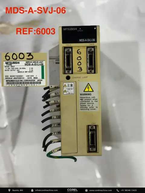 Used MITSUBISHI MDS-A-SVJ-06 — Spares — view 1