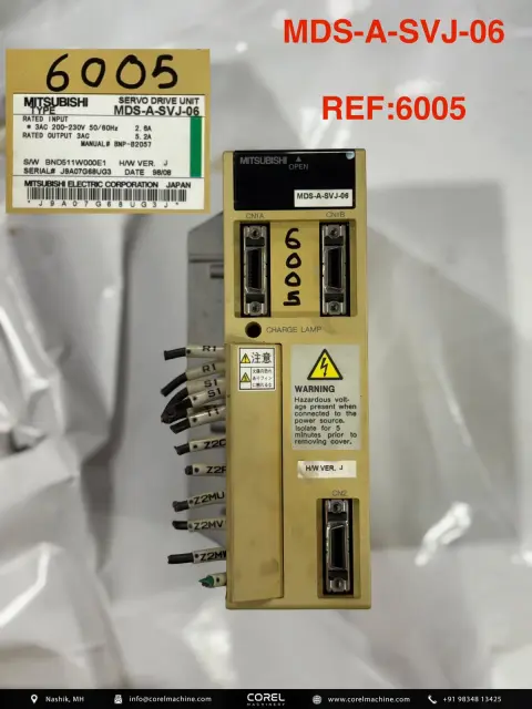 Used MITSUBISHI MDS-A-SVJ-06 — Spares — view 1