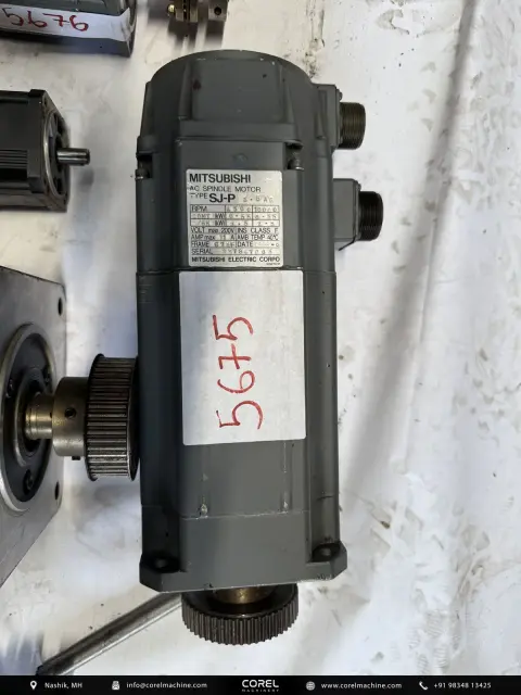 Used MITSUBISHI SJ-P 2.5AG AC SERVO MOTOR — Motors — view 1