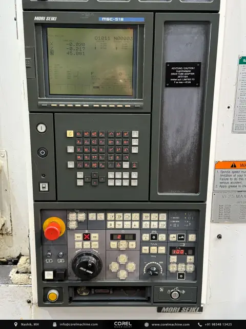 Used MORI SEIKI VL25 CNC VTL (2 OFF) — photo 4