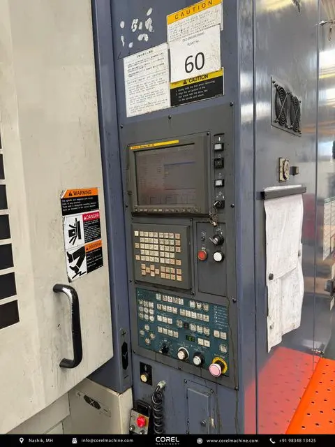 Used OKK HM-63 Horizontal Machining Centers (HMC) Pallet Changer for sale - ISO 50 spindle taper and headstock