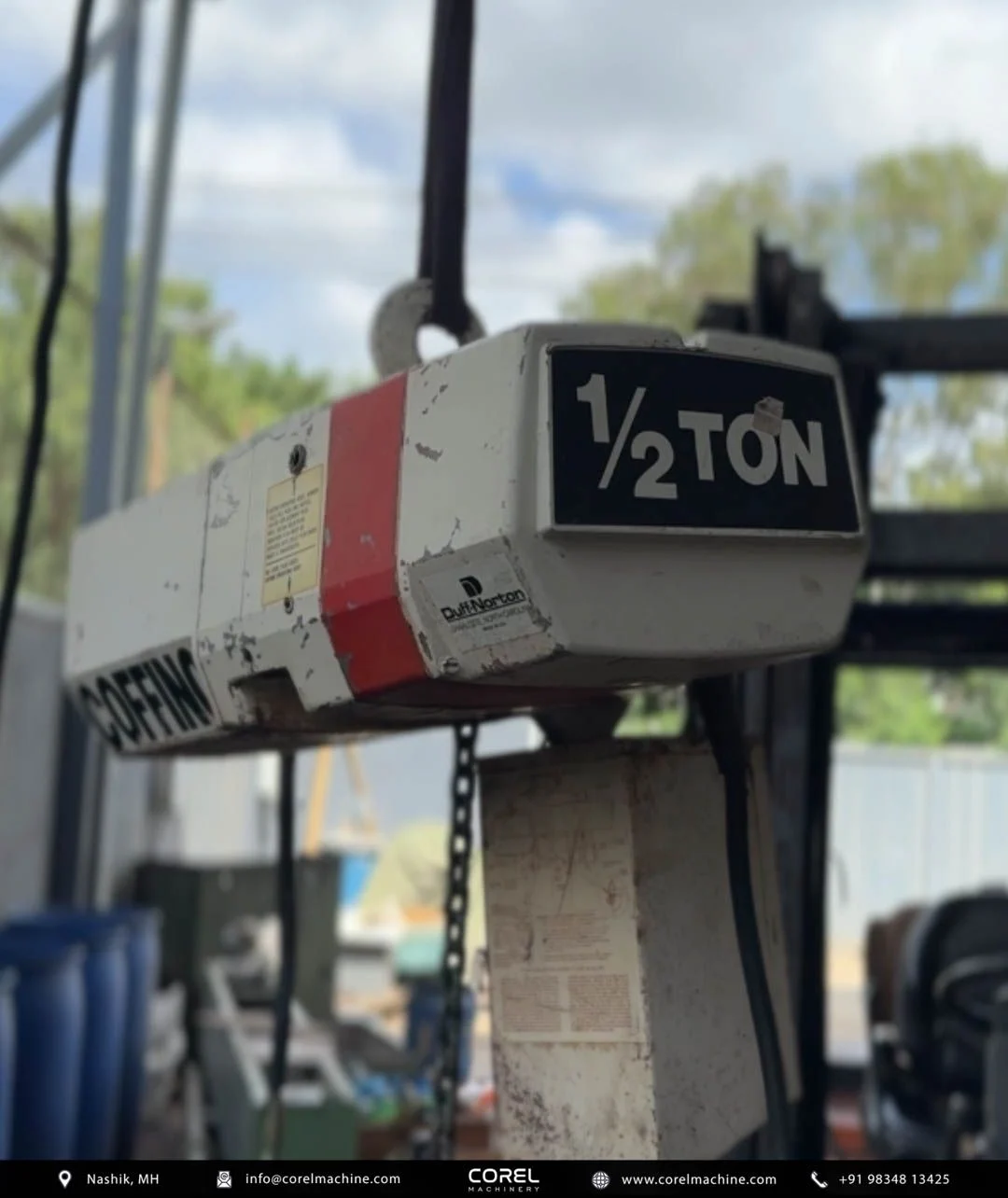0.5 TON COFFING ELECTRIC CHAIN HOIST