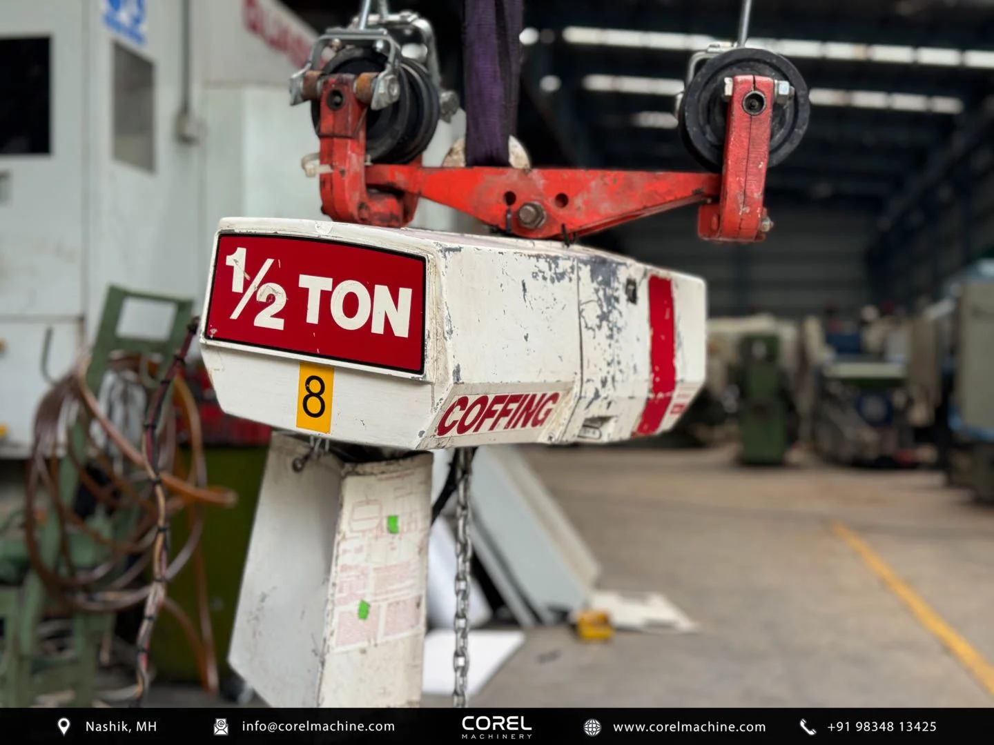 0.5 TON COFFING ELECTRIC CHAIN HOIST
