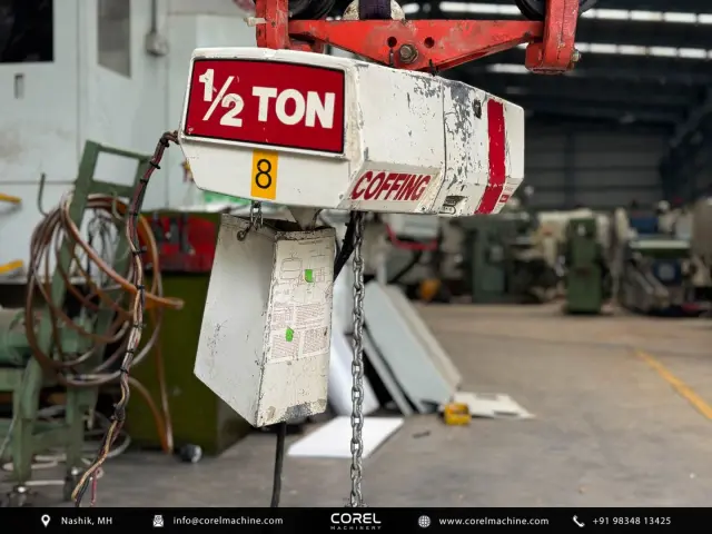 Used 0.5 TON COFFING ELECTRIC CHAIN HOIST — photo 2