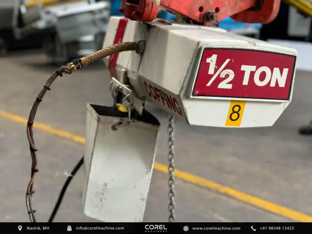 Used 0.5 TON COFFING ELECTRIC CHAIN HOIST — photo 4