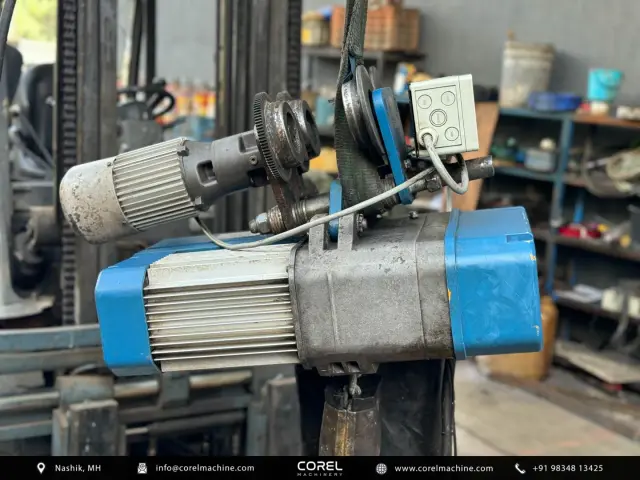 Used 2 TON GORBEL GS ELECTRIC CHAIN HOIST (with Trolley) — photo 2