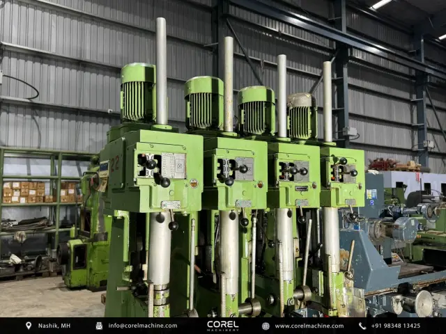 Used POLLARD 150A/4 FOUR SPINDLE IN LINE DRILL — photo 2