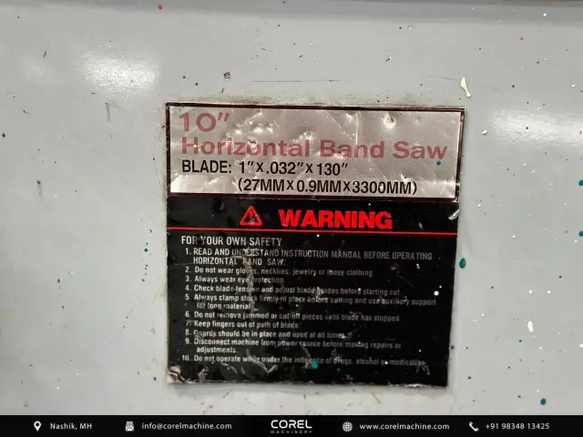 Used PROMACH 250 MM BANDSAW — photo 3