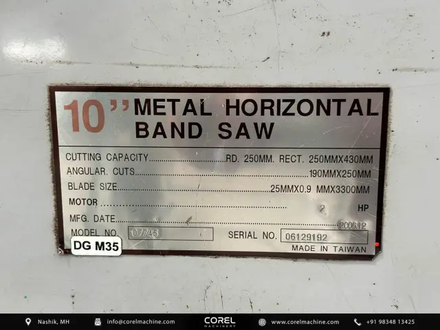 Used PROMACH 250 MM BANDSAW — photo 4