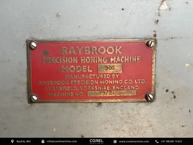 Used RAYBROOK 300 PRECISION HONING MACHINE — photo 4
