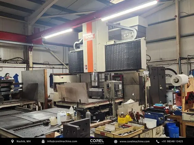 Used SNK RB-2NM Vertical Machining Centers (VMC) Double Column for sale - front overall view