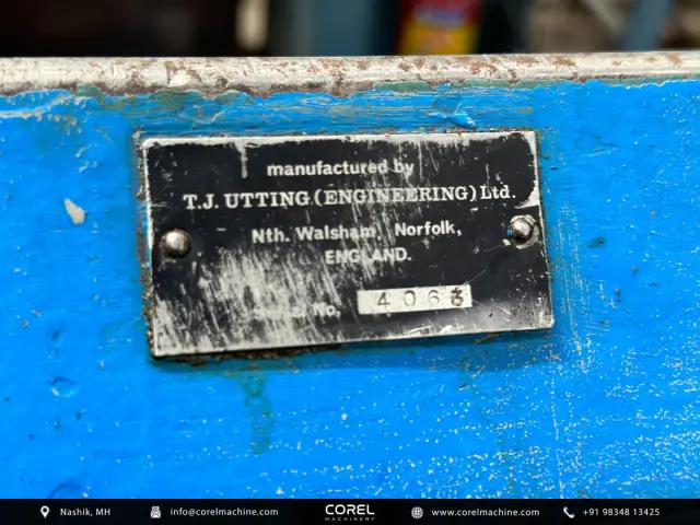 Used TJ UTTING (UK) 250 MM BANDSAW — photo 2