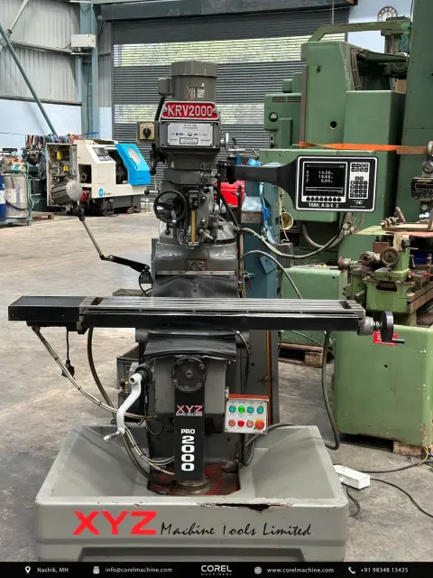 Used XYZ KRV 2000 CNC M1TR TURRET MILLING MACHINE — photo 1