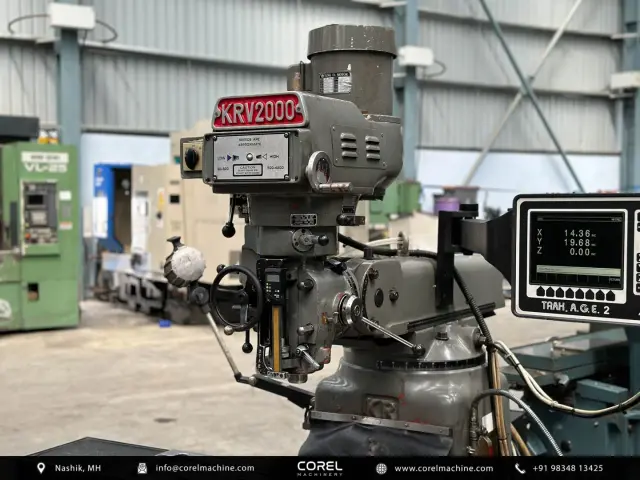 Used XYZ KRV 2000 CNC M1TR TURRET MILLING MACHINE — photo 3