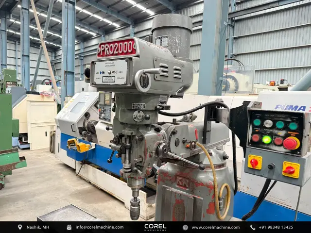 Used XYZ KRV PRO 2000 M1TR TURRET (BALL-SCREW) MILLING MACHINE — photo 4